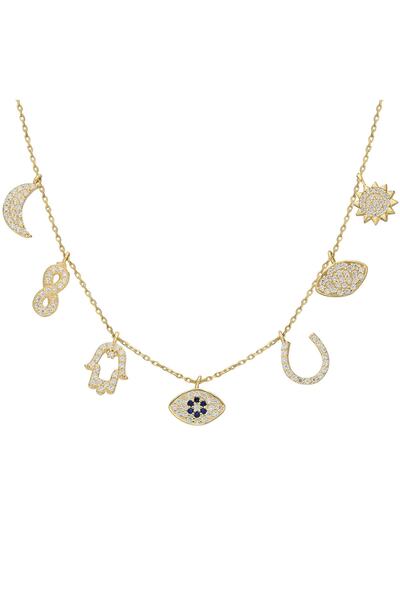 Eva Pırlanta Charm Kolye 718938-Silver