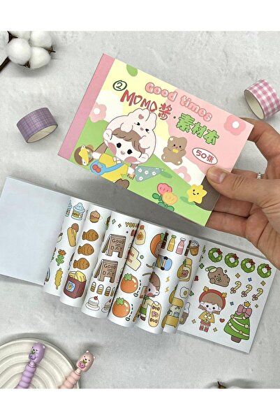 Kağıt Gemi Dükkan Kawaii 50 coli 2000 bucăți autocolante/etichete/decalcomani...