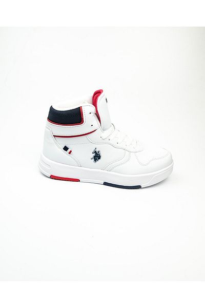 U.S. Polo Assn. Adidași albi pentru copii