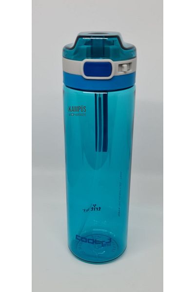 Gıpta Cool-J 600ML Lockable Blue-Grey Tritan Flask with Straw