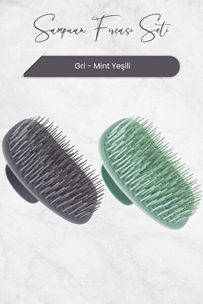 nascita Βούρτσα σαμπουάν Mint Green and Grey Σετ 2 τεμαχίων