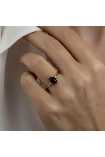 HEMS JEWELLERY Altın Vintage Garnet Taşlı