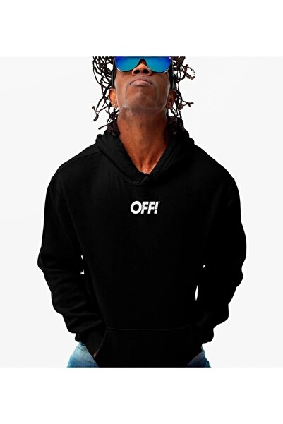 Daxia DAXIA Black Joker Off Potištěná oversize mikina s kapucí JOKER-OFF-01