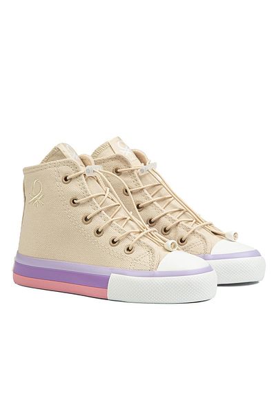 Benetton ®| BN-90193 - Beige - Kids Sneakers