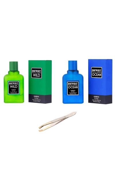 Gabrini Patroit wıld For Man Edt 50 ml + patroıt ocean For Man Edt 50 ml + cı...