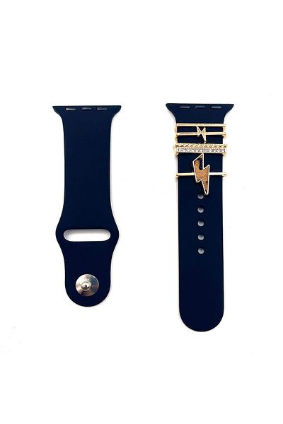 minsun سحر ملحقات Apple Watch Se 1 2 3 4 5 6 7 8 Ultra المتوافق مع سحر الحبل - الرعد
