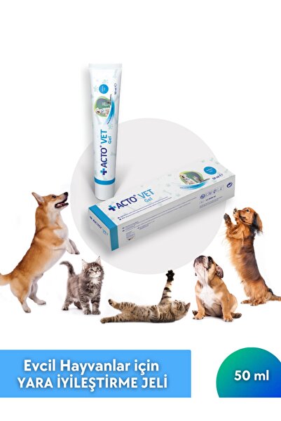 Acto Vet Gel 50 ml Evcil Hayvanlar Için Yara Iyileştirme Jeli