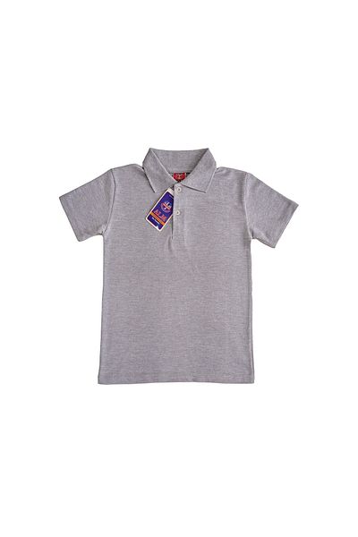 ALM Tricou cu mânecă scurtă pentru fete, cu gât polo, mărimi de 5-17 ani, se potrivește cu vârsta de unu la unu