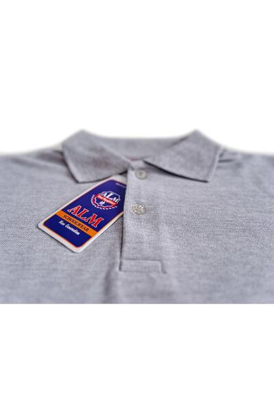 ALM Tricou cu mânecă scurtă pentru fete, cu gât polo, mărimi de 5-17 ani, se potrivește cu vârsta de unu la unu