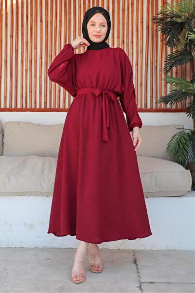 benguen 424-1Aerobin Hidžáb Šaty Claret Red