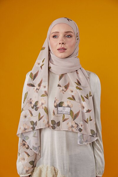 Differenza FLOWERS BONELİ ŞAL - VİZON
