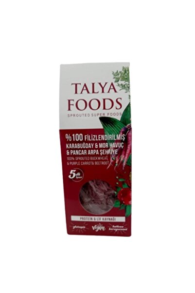 TALYA FOODS Glutensiz Vegan Filizlenmiş Karabuğday Mor Havuç & Pancar Şehriye 200gr