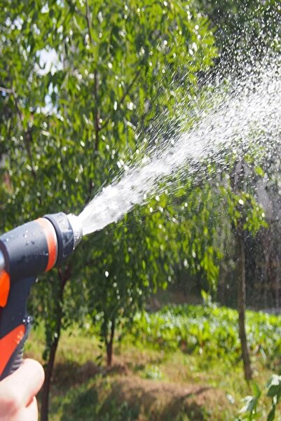 MOONSHOP Basınçlı Su Tabancası Tazyikli Oto Yıkama Ve Bahçe Sulama Tabancası Hortum Ucu Fıskiye