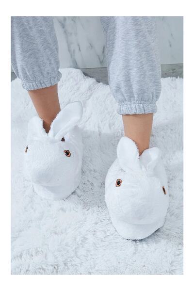 Ekol Ayakkabi Чоловічі чорно-білі домашні капці з собакою