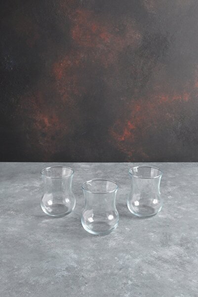 Paşabahçe PAŞABAHÇE SEMAVER TEA Cup Large 3-Piece