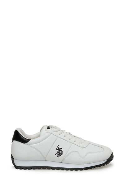 U.S. Polo Assn. Η.Π.Α. POLO ASSN. Ανδρικά αθλητικά παπούτσια Doris Lt White Γνήσιο Δέρμα 101390076