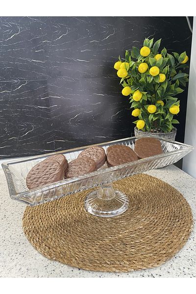 Multiamo Linea Model Glass Footed Presentation Rack