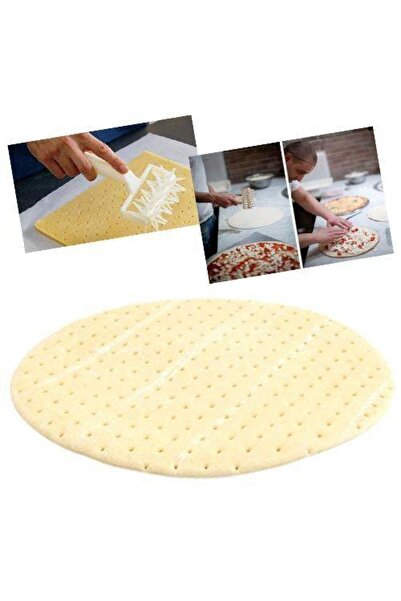 FırsatYeri Hamur Şekillendirici Rulo Seti 2 Adet Plastik 12,5x21 cm Pizza Milföy Hamuru Pişirme Aracı