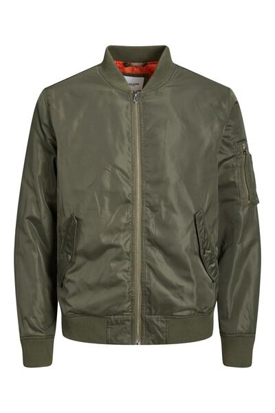 Jack & Jones Jack Jones Jjeocean Men's Bomber Green Jacket 12235876