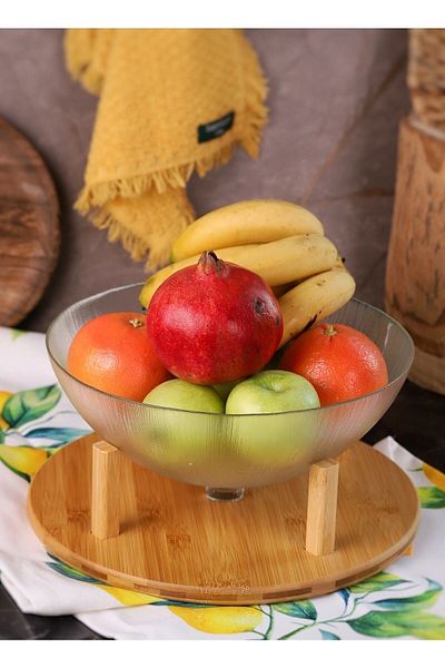 Bambum Kuga - Cake Jar with Glass Lid 30 Cm Thick