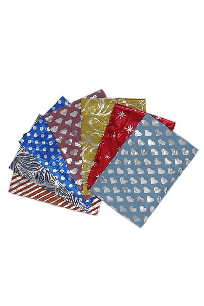 reprodesign 7 X 9 Patterned Metalized Gift Pack 100 Pieces