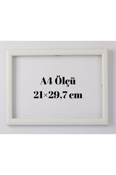 Tuğra Sanat Galerisi Cadru Standard A4 21,0 X 29,7 Cm Dimensiune Interioară. Cadru de 22 mm cu sticlă
