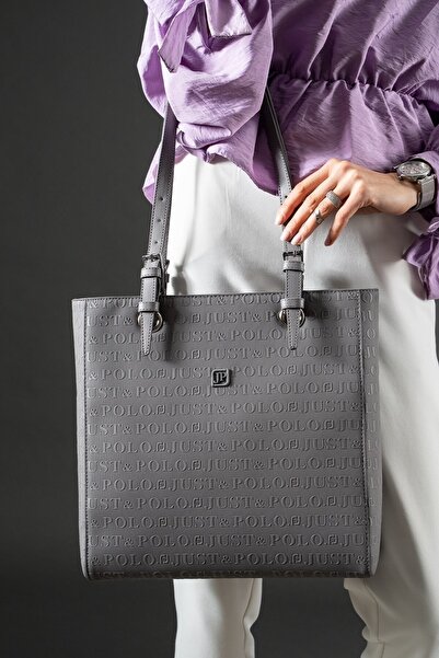 Just Polo حقيبة كتف نسائية كبيرة الحجم مكونة من 4 أقسام مناسبة للاستخدام اليو...