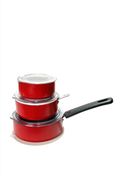 papilla طقم أواني تخزين صغيرة الحجم من ريديو 7 قطع 12-14-16 سم (مع مقبض قابل للإزالة) Fma08523