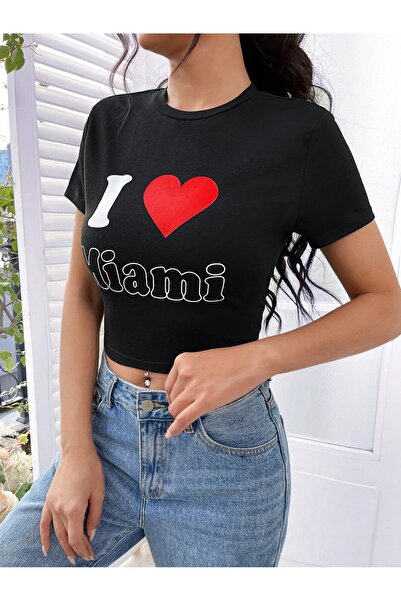 Jose Clothing ΓΥΝΑΙΚΕΙΑ ΜΑΥΡΟ ΕΚΠΤΩΜΕΝΟ ΣΤΟ ΣΩΜΑ ΚΟΝΤΟΜΑΝΙΚΟ CROP TOP BLUZ