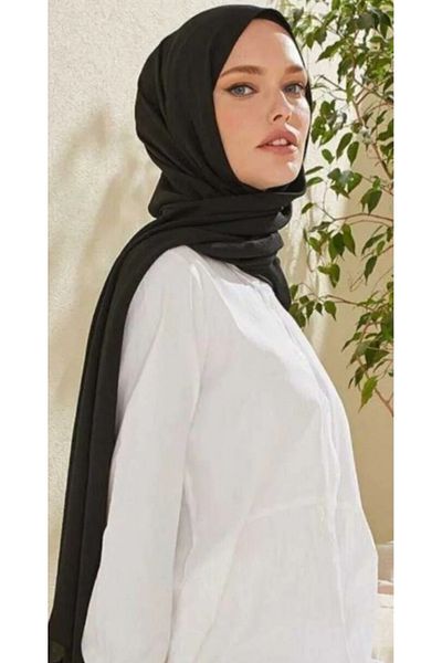 HAR-UM Ticaret Hijab Women's Ayrobin Cazz Shawl Model-black