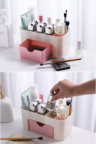 BİTERSE Desktop Mini Drawers Cosmetic and Makeup Organizer Box Organizer
