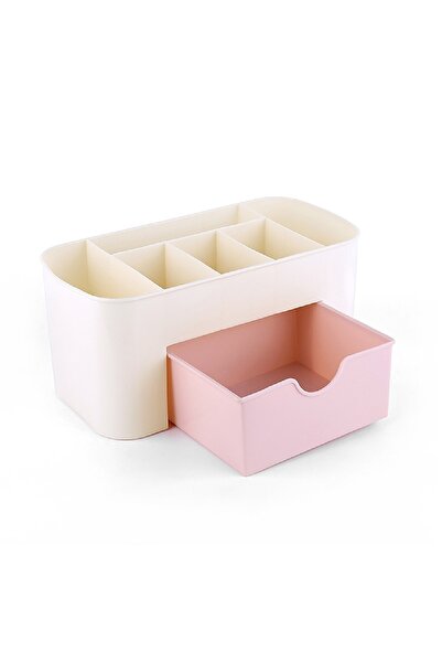 BİTERSE Masa Üstü Mini Çekmeceli Kozmetik Ve Makyaj Düzenleme Kutusu Organizer