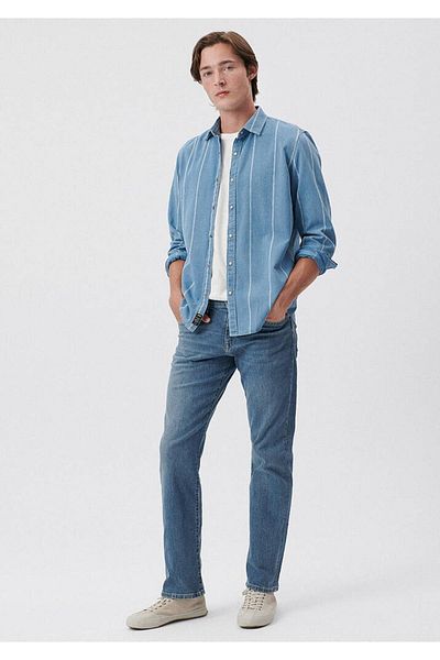 Mavi Ανδρικό Jean Παντελόνι Hunter Blue - M 0020233454