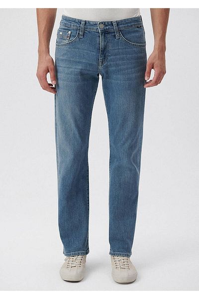 Mavi Ανδρικό Jean Παντελόνι Hunter Blue - M 0020233454