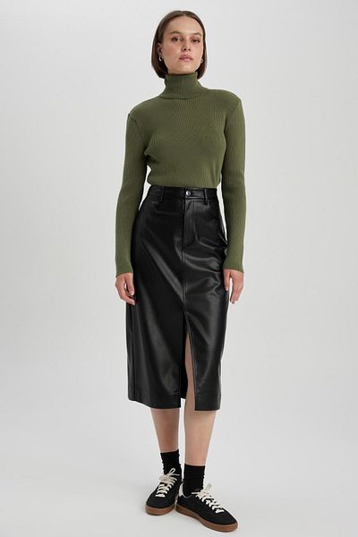 DeFacto Slim Fit Turtleneck Sweater X7912az23au