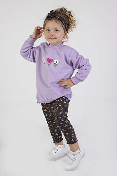 Harika KIDS Baby Girl Two-Thread Fabric Medium Thickness Embroidered Knitted ...