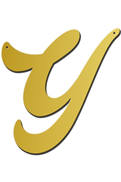 GİZEM SHOP Söz,nişan,kına 30 Cm Pleksi Ayna Baş Harf Gold Açıklamayı Okumadan...