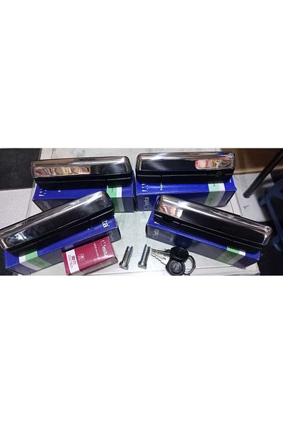 Mita TOFAŞ DOOR HANDLE CHROME CYCLED SET (4 DOOR HANDLES + 2 PASSWORD)