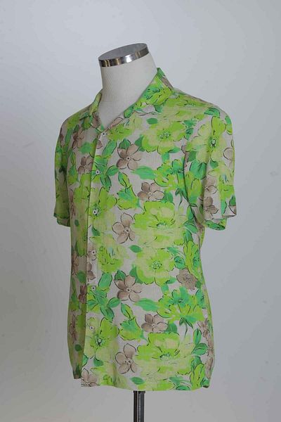 Paul Martin Canadian 50% Cotton, 30%Viscose, 20%, Digital, Patterned, Men's Shirt PM3463R05