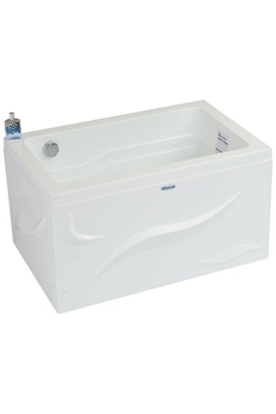 Waterway Troy Oturmalı Mini Dikdörtgen Küvet 110x70 H:55 Gövde+metal Ayak+dör...
