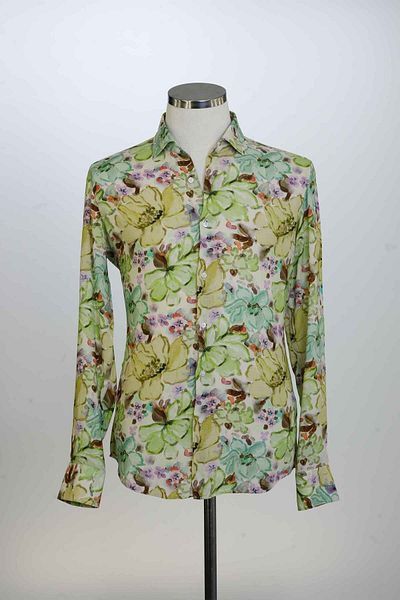 Paul Martin Canadian 50% Cotton, 30%Viscose, 20%, Digital, Patterned, Men's Shirt PM3515R01