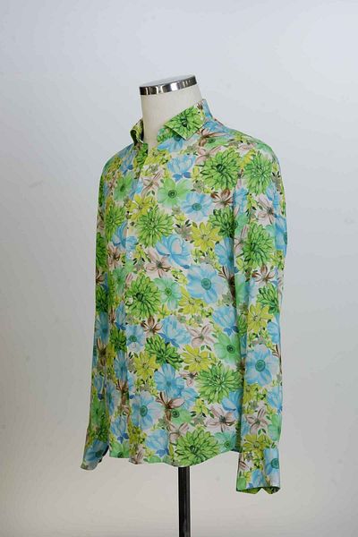 Paul Martin Canadian 50%Cotton,30%Viscose,20%Digital,Patterned, Men's Shirt PM3515R03