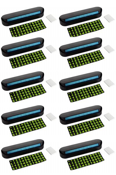 REPLAX 10 Pieces of Numerical Number Counter, Openable and Closed, Highlighted