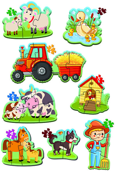 MAGNET İQ Baby Puzzle Ilk Çiftlik Hayvanlar Puzzle