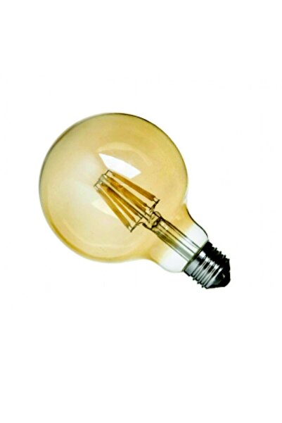 Global K2 Led Sytems Rustik G-125 Led Filament Ampul 8w E27 Duy- Amber 2700k