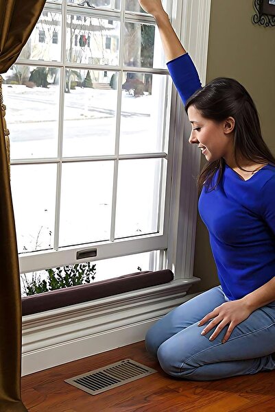 joseki 6 Pieces Under Door Windshield Dust Preventing Cold Wind Insulation Thermal Insulation Threshold Sponge Double Sided