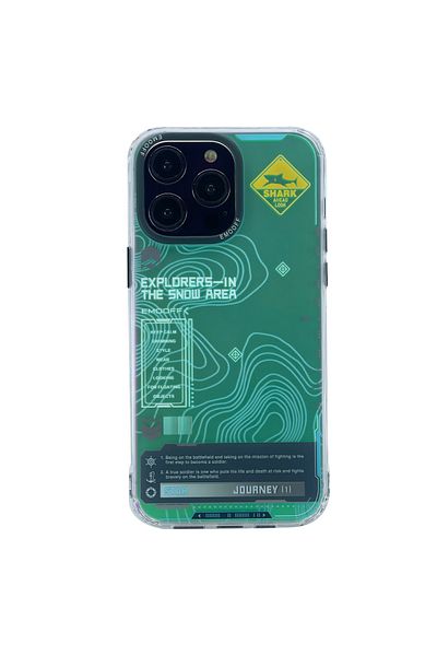 Nettech حافظة حماية خلفية من سلسلة Metaverse متوافقة مع هاتف Apple iPhone 14 Pro Max - أبيض