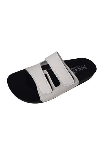 MULEX Papuci de zi cu zi cu talpă anatomică confortabilă, cu velcro, reglabili