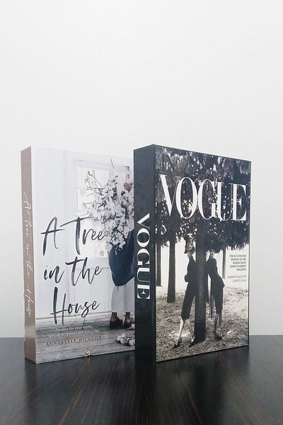 BayCazip A Three in the House & Two Women Themed 2-Piece Decorative Book Box Appearance Set