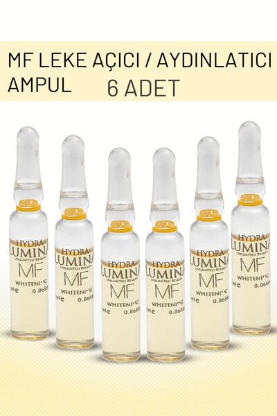 HYDRA LUMINA Mf Blemish Lightening and Brightening Skin Care Ampoule Six Piec...